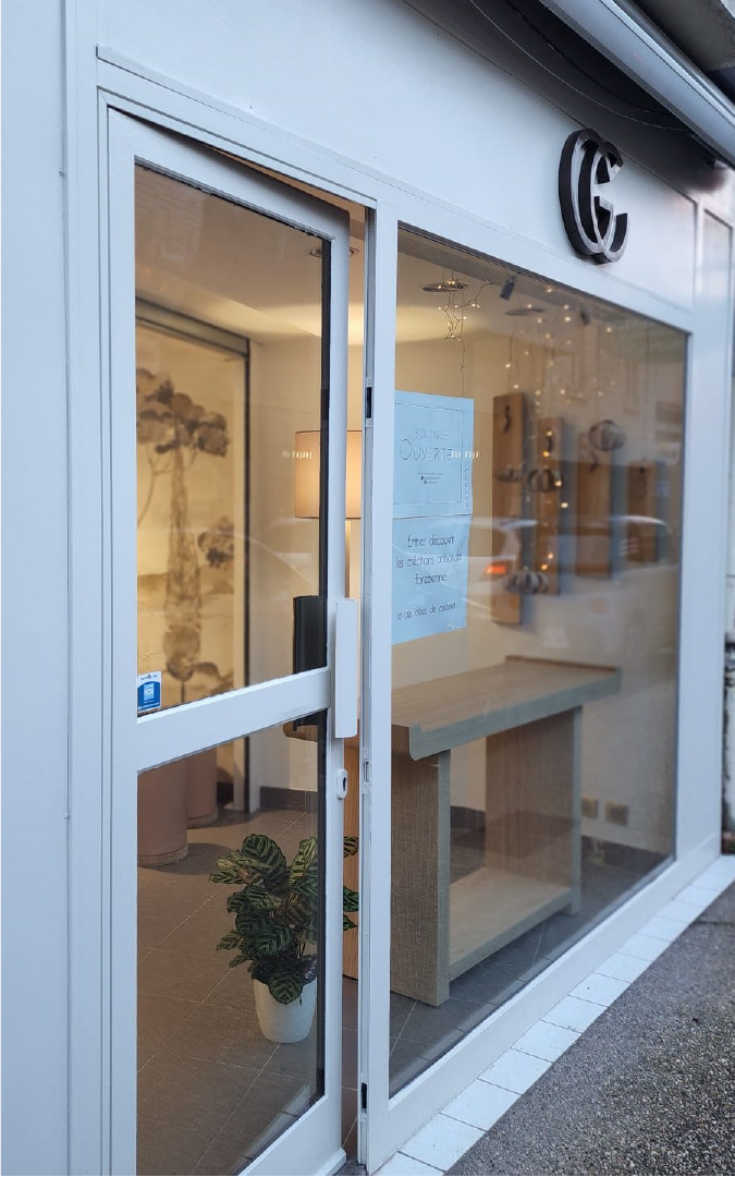 Devanture de la boutique à Montbrison